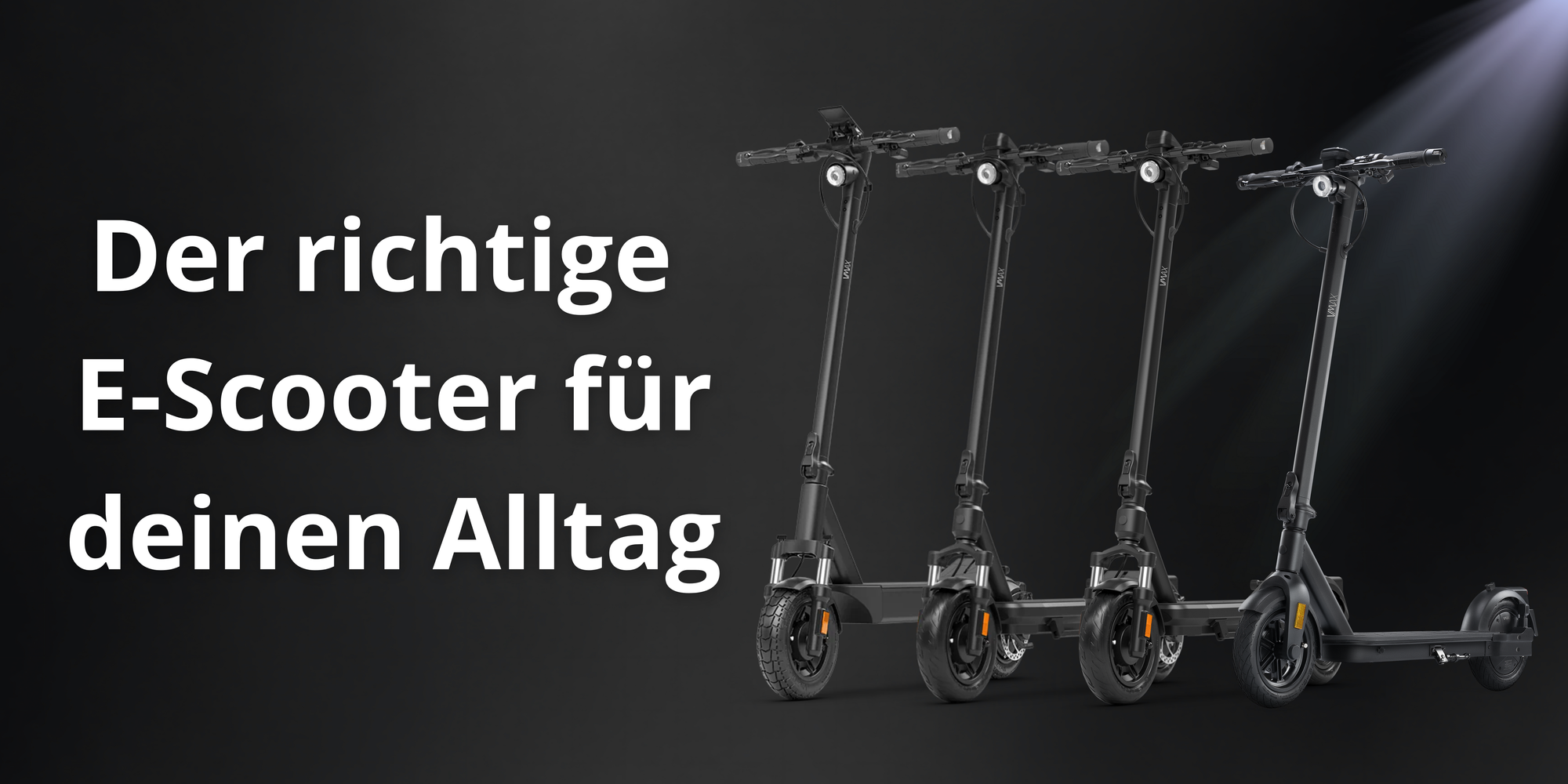 Der richtige E-Scooter für deinen Alltag
