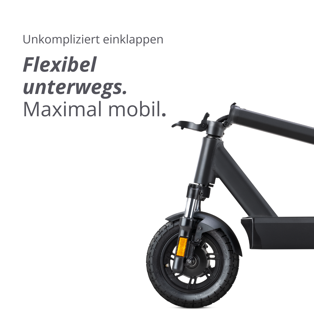 VMAX E-Scooter zusammengeklappt