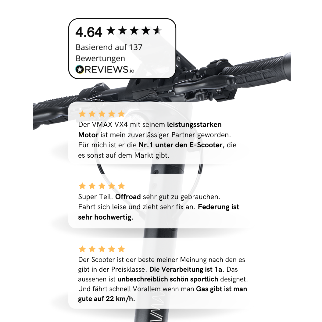 VMAX VX4 Reviews.io Bewertungen