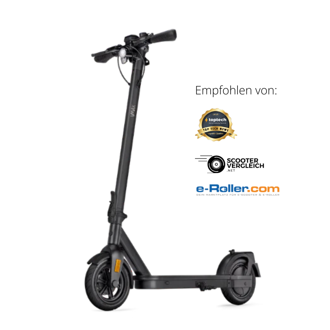 VMAX VX5 mit E-Scooter Testsiegeln