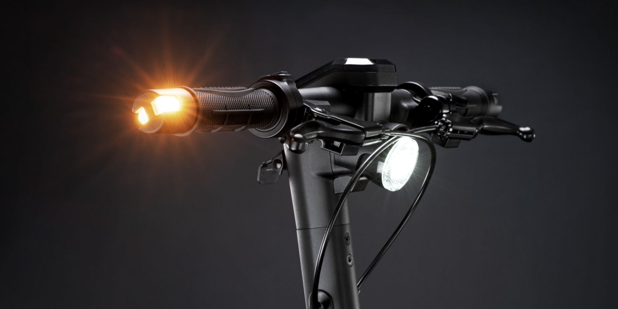 VMAX VX5 PRO E-Scooter Lenker leuchtende rechte Blinkeranzeige und Frontlicht