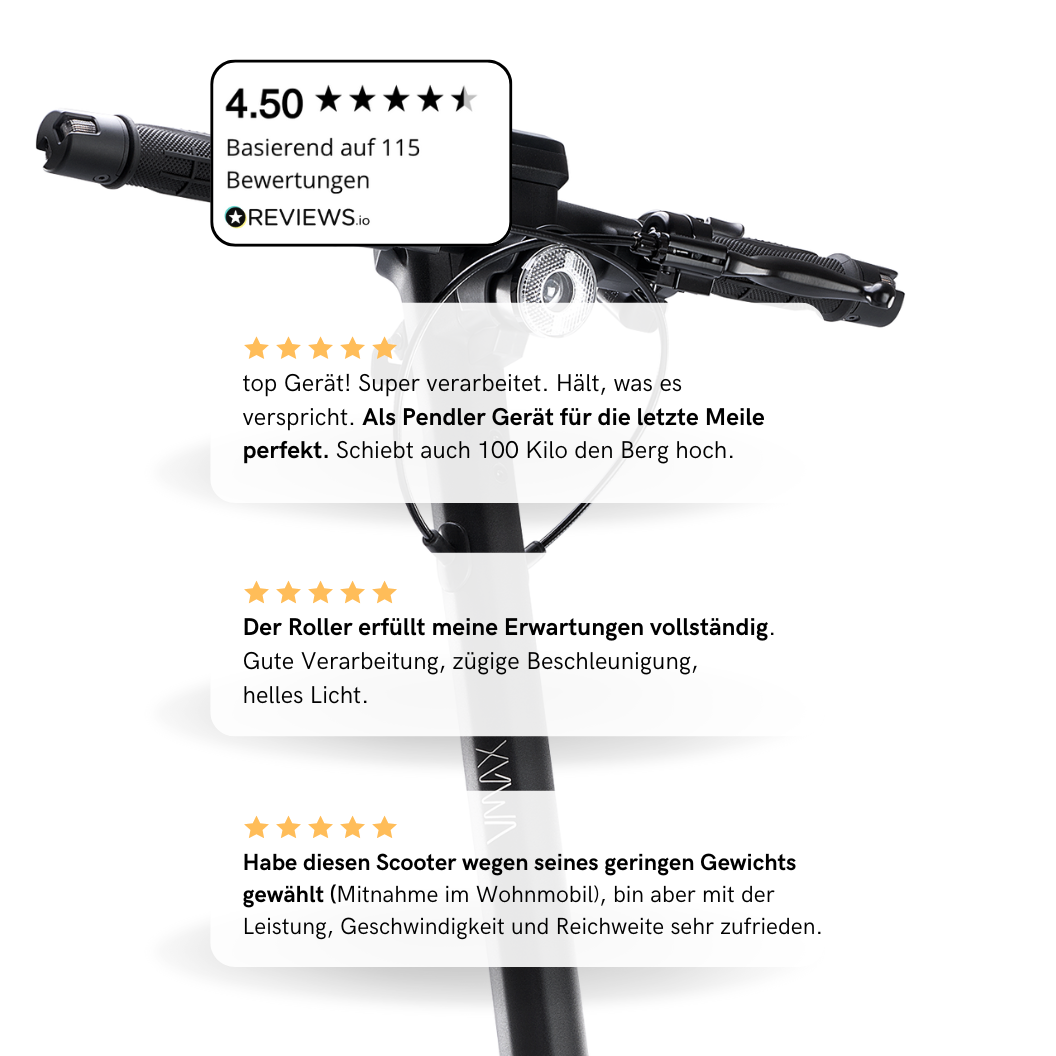 Reviews.io Bewertung zu dem VMAX VX4