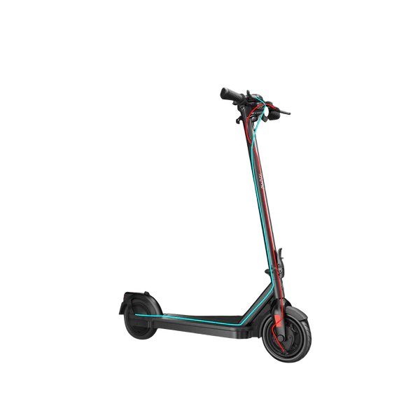 VMAX VX5 E-Scoooter Darstellung mit dem Verlauf der Bremskabel im Scooter