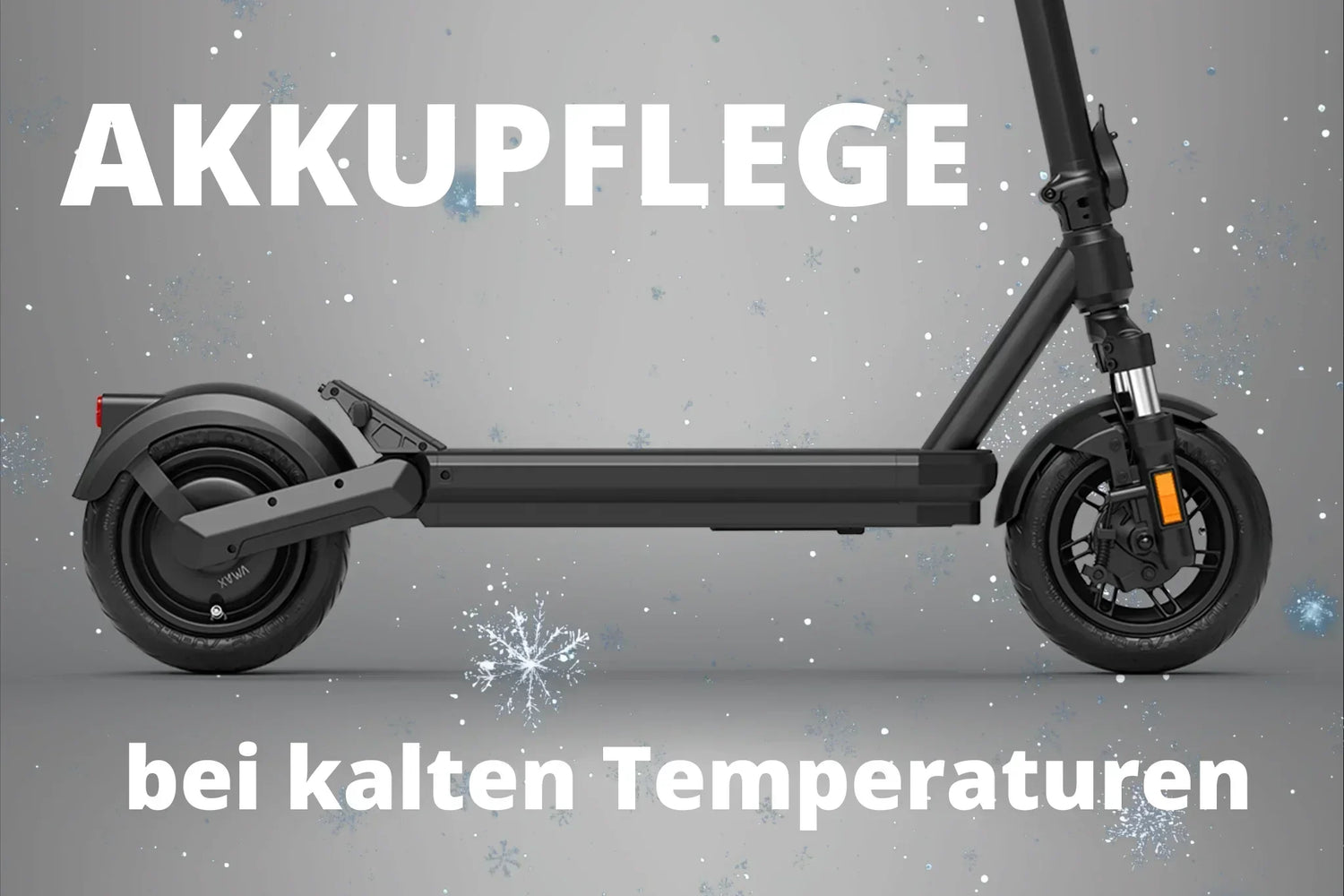 E-Scooter Akku richtig pflegen im Winter