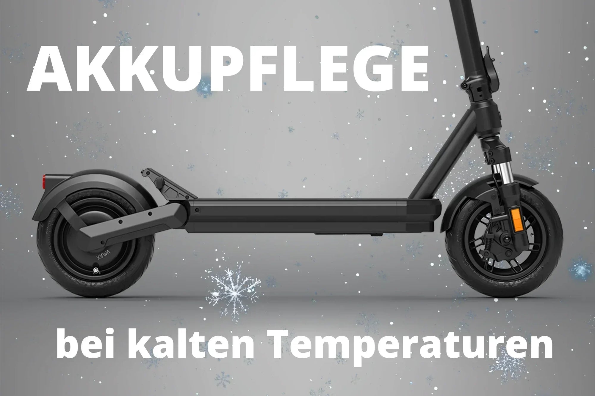 E-Scooter Akku richtig pflegen im Winter