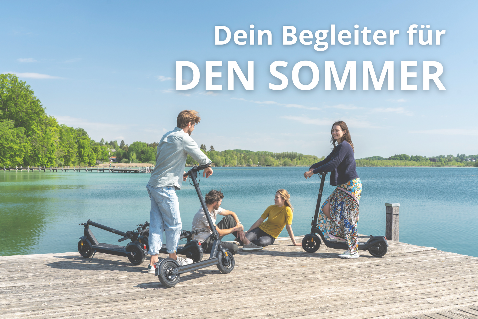 Sommer, Sonne, E-Scooter☀️