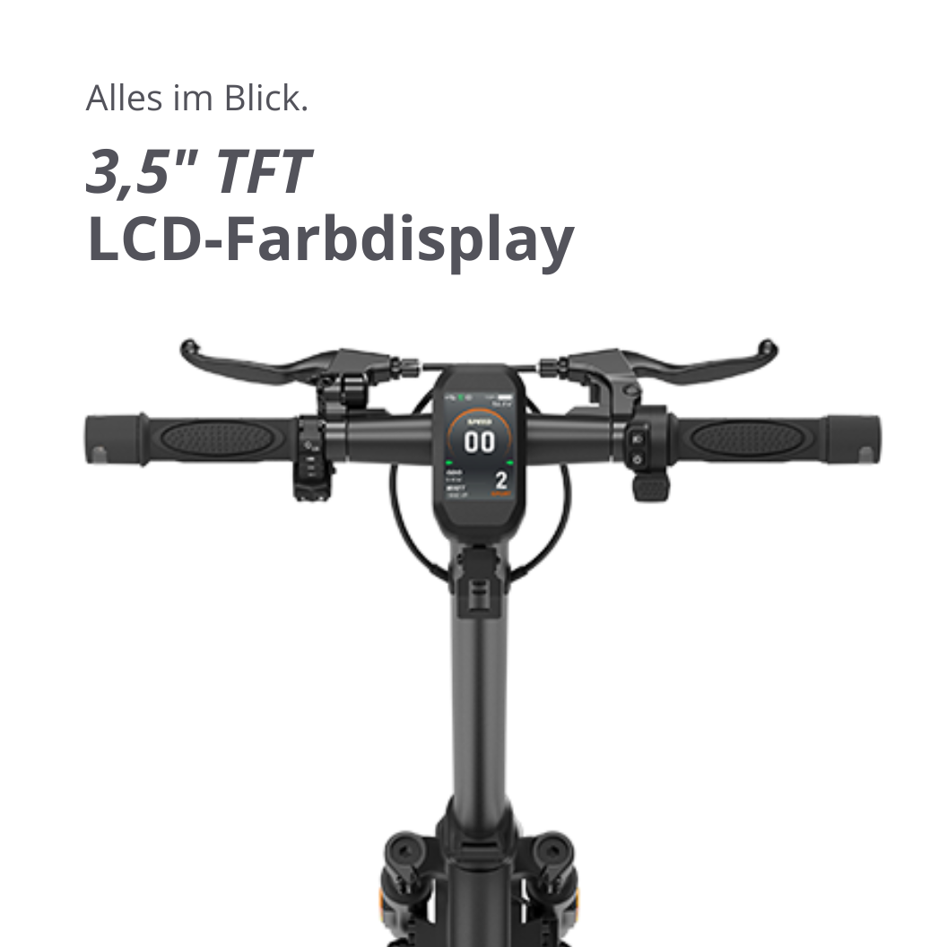 VMAX E-Scooter 3,5 Zoll TFT LCD-Farbdisplay
