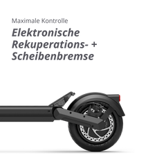 Scheibenbremse und Elektronische Rekuperationsbremse am VMAX E-Scooter
