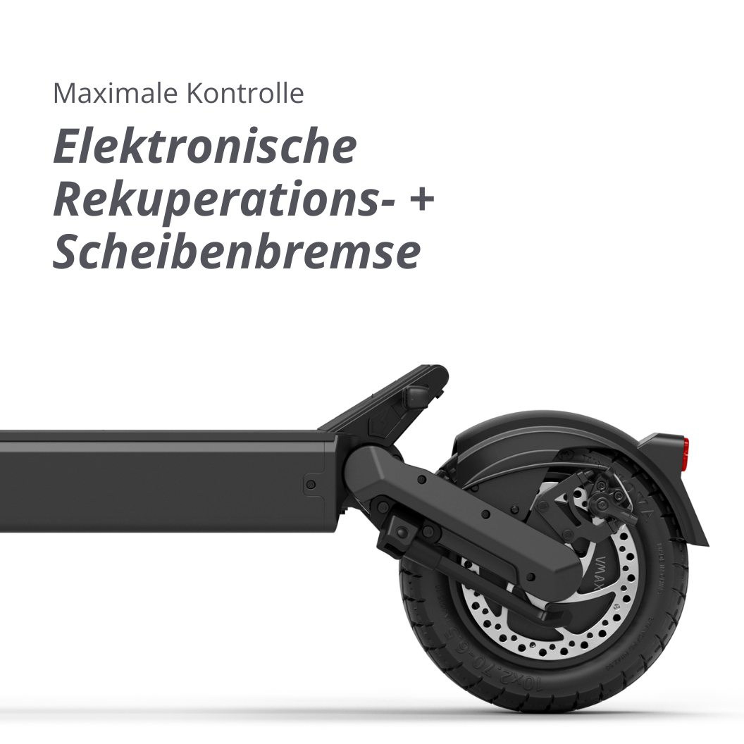 Elektronische Rekuperations- + Scheibenbremse