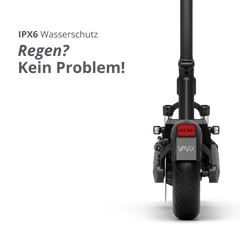 VMAX E-Scooter IPX6 Wassergeschützt