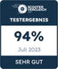 VMAX VX2 Pro E-Scooter Testergebnis von scootervergleich.net im Juli 2023 mit dem Ergebnis 94% sehr gut